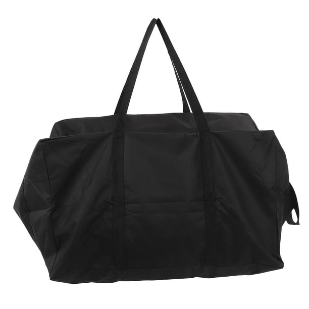 BBQ Tool Bag, Portable Waterproof Dustproof Wear-resistant Black BBQ Tool Storage Bag 74 x 57 x 43 cm