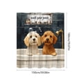 thumbnail image 3 of JHyouerji Shower Curtain,Waterproof Decor Curtain,24x70 Inch Rustic Bath Curtain with Hooks for Bathroom Hotel, 3 of 7