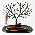 thumbnail image 5 of Antlers Jewelry Display Stand,Tree Tower Rack Hanging Organizer for Ring Earrings Necklace Bracelet (Black) 9.84x5.91x8.66", 5 of 9