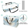 thumbnail image 4 of Peace Dove Large Capacity Reusable Foldable Oxford Cloth Picnic Basket - Versatile Shopping Basket, Laundry Organizer, and Shopping Bag, 4 of 7