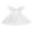 White, variant on Bagilaanoe Toddler Baby Girl Party Dress Ruffle Flying Sleeve A-line Princess Dresses 3M 6M 12M 18M 24M 3T Kid Patchwork Tulle Skirt