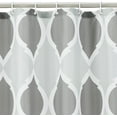 thumbnail image 2 of Fabric Shower Curtain - 72 x 72 Inch, Gray/Gray Moroccan, 2 of 5