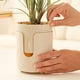thumbnail image 5 of Lekihaqq Plastic Flower Pot Self-Watering Breathable Planter Home Desktop Decoration Indoor Succulent Container Pot Pink Purple Green Yellow, 5 of 7