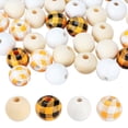 thumbnail image 1 of Handmade Natural Beads Wood 60-200PCS Rustic Checkered 16*16mm For Festival Party Log Color Decoration Farm Buffalo(Random Color  confirm the picture), 1 of 16