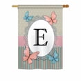 thumbnail image 6 of Breeze Decor 80143 Butterflies M Monogram 2-Sided Impression Garden Flag - 13 x 18.5 in., 6 of 7