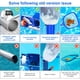 thumbnail image 5 of Juego de aspiradora para piscina, aspirador de suelo con varilla telescópica; Aspirador de suelo para limpieza de piscinas, red de aterrizaje para piscinas, aspirador de 68 pulgadas, 5 of 5