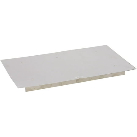 4 x 9 Fireplace Ash Dump Cover Stainless Steel