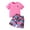 0-Pink&580, variant on Tiijoy Summer Boys Beach Outfits Kids Casual Short Sleeve T Shirt Shorts Set, Sizes 2-3