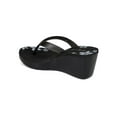 thumbnail image 3 of Nature Breeze CC81 Women Jelly Plastic Thong Platform Wedge Sandal, 3 of 5