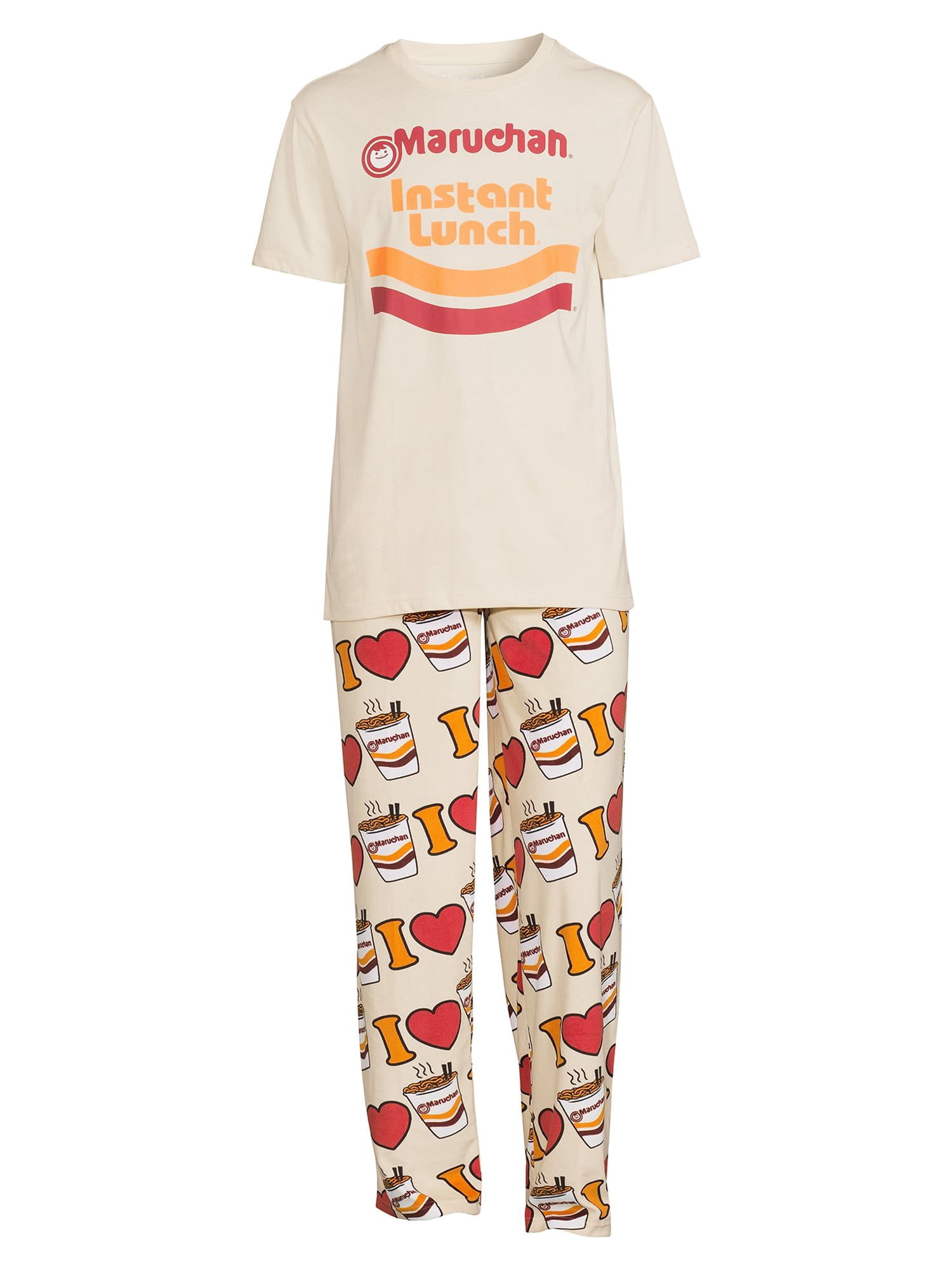 Maruchan Men's Sleepwear Set, 2-Piece, Size S-2XL