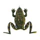 thumbnail image 1 of Señuelo de pesca de rana ligero y resistente con anzuelo, cebo de pesca realista para trucha y lucio Verde oscuro, 1 of 8