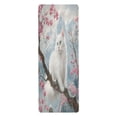 thumbnail image 5 of BZSMCE Yoga Mat Women White Cat on Cherry Blossom Branch Fitness Mat, 5 of 9
