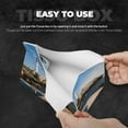 thumbnail image 5 of Lsque Lighthouse Printed Long Tissue Box Cover Holder, Facial Paper Organizer Dispenser,Triangle with Bottom Belt, PVC Leather Decorative Organizer, 5 of 9