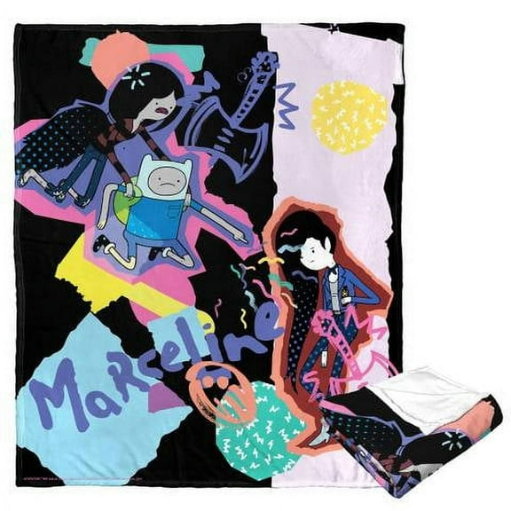 Adventure Time Paper Marceline Warner Bros Kids Silk Touch Throw Blanket, 50 x 60 inches