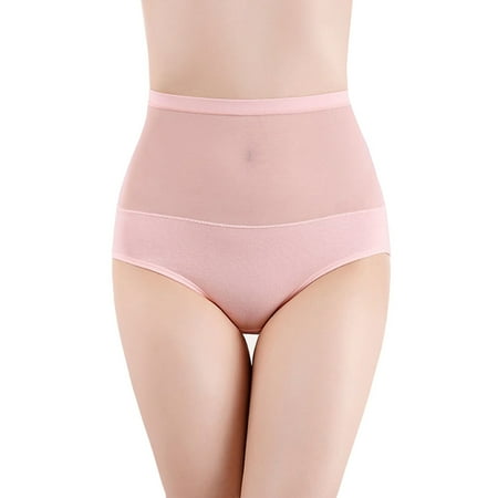 

Womens High Waist Panties Womens Cotton Mesh Transparent Abdominal Hip Lift Briefs Charming Breathable Polyester Simple Long Sleeve Shirts for Women Pink