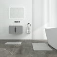 thumbnail image 3 of Diatomite Stone Quick-Dry Water Absorbing Bath Mat Sets-Large + Medium Gray Mats, 3 of 7