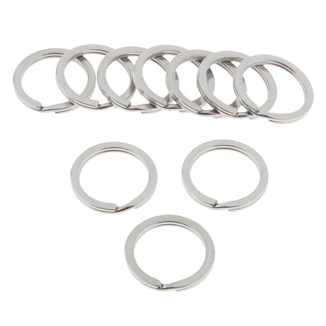 10 Unidad Lvero de Acero Inoxidable Portátil Durable O Deporte Pta 20mm Sunnimix Llavero de buceo