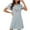 10Blue, variant on Womens Solid Color Nightgown Short Sleeve Sleepshirt Sleep Shirt Dress Crew Neck T-Shirt Dresses Loose Soft Nightdress Pullover Tee Tops