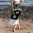 thumbnail image 6 of Raccoon Chic Chiffon Summer Beach Dresses for Women with Polyester Straps, 6 of 6