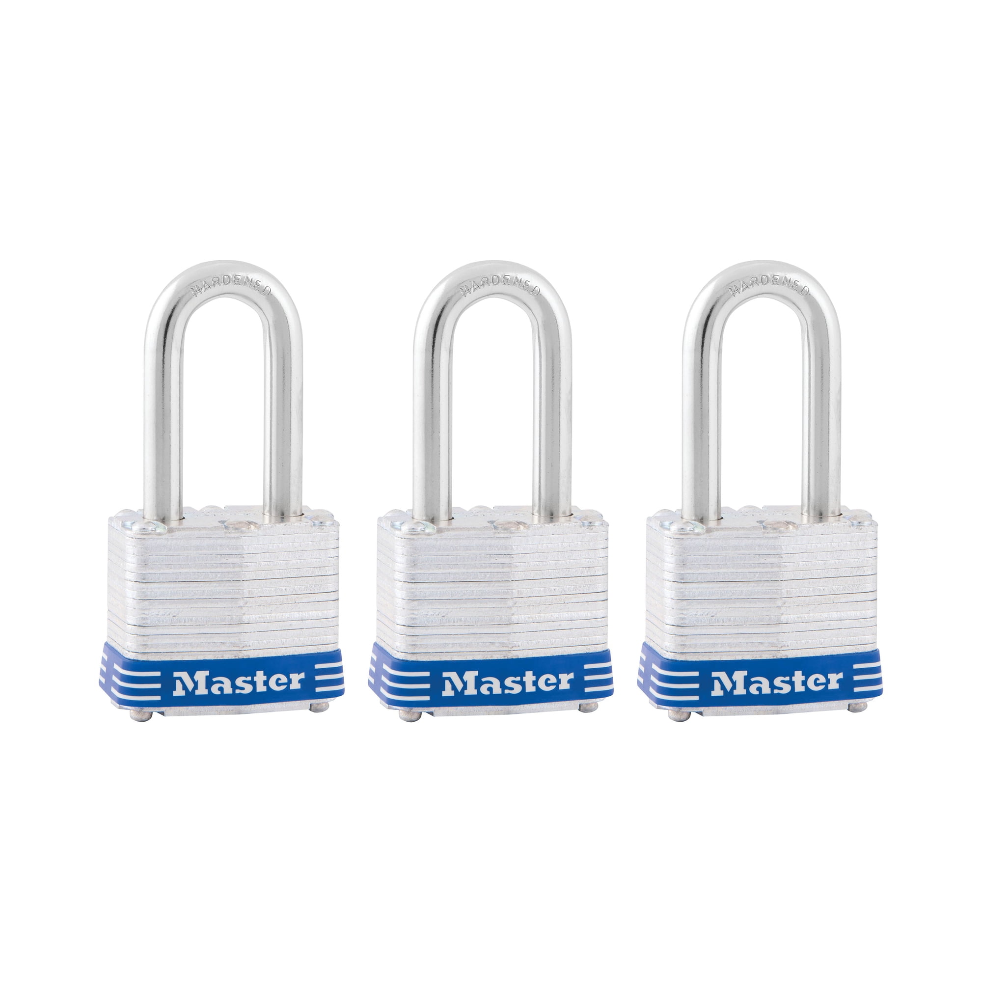 Master Lock Lamented Steel Pin Tumbler Padlock - Pack of 5