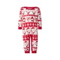 thumbnail image 2 of Fiomva Matching Family Pajamas Sets Long Sleeve Christmas Reindeer Plaid Pjs Striped Women Holiday Sleepwear Homewear, 2 of 10