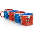 thumbnail image 5 of Gibson Peanuts Snoopy Songs 4 Piece 21oz Stoneware Mug Set in Assorted Designs, 5 of 5