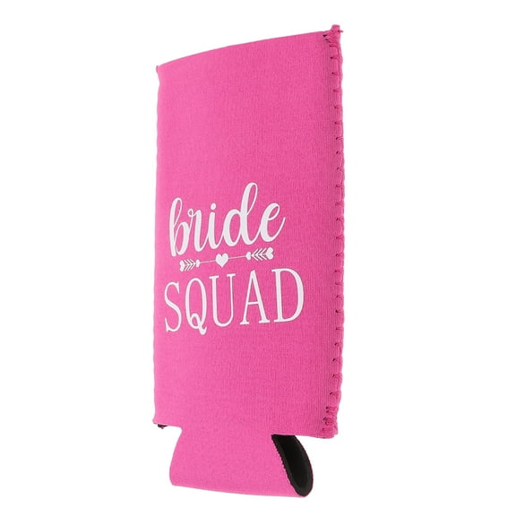 Wedding Party Cup Holder Coolers Sets Bridesmaids Fabric