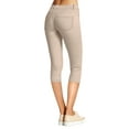 thumbnail image 2 of Hybrid and Company Women's Hyper Stretch Denim Capri Jeans, 2 of 3