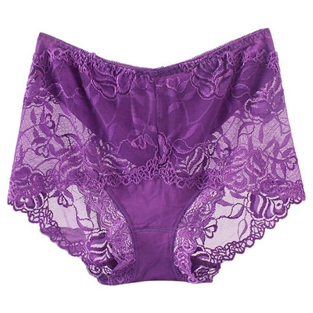 Yuhangmm Panties Hollow Breathable Ladies Sexy Quality Size Transparent Big Lace Night Robe Women Lingerie