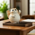 thumbnail image 4 of Ceramic Cat Incense Holder Handmade Desktop Ornament Cute Animal Shape Decoration For Home Meditation Relaxation Study And, 4 of 4
