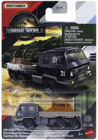 Jurassic World Rebirth Matchbox Tyranno-Hauler Die Cast Vehicle