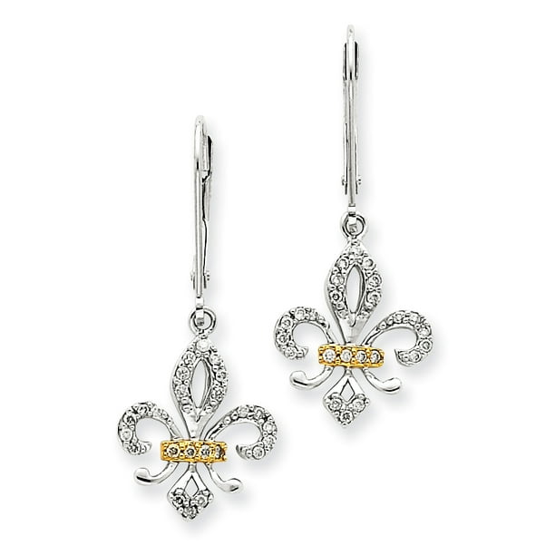 Fleur de hotsell lis earrings