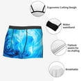 thumbnail image 6 of Fotbe Blue Shell Men’s Total Support Pouch Boxer Briefs, X-Temp Cooling, Moisture-Wicking Underwear, Regular, Long-leg and Trunk-, 6 of 9