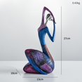 thumbnail image 2 of Estatuilla Estatua Estatuilla De Resina Escultura Artística Para Adorno De Estante De Dormitorio 13cmx10cmx27cm, 2 of 9