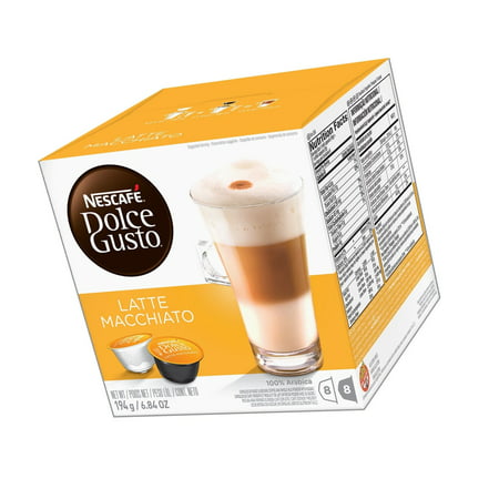 NESCAFÃ‰ Dolce Gusto Coffee Capsules Latte Macchiato 48 Single (Dolce Gusto Piccolo Best Price)