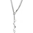 thumbnail image 1 of Silver Five Wire Chain Strap Five Heart Necklace, 1 of 5