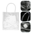 thumbnail image 2 of 12pcs Reusable Clear Gift Bag Plastic Gift Wrapping Bags Clear Gift Tote Bags, 2 of 8
