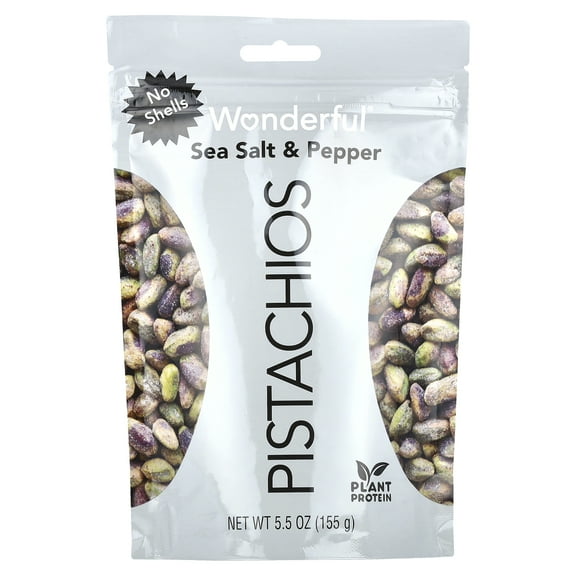 Wonderful Pistachio Sea Salt & Pepper No Shells Pistachios