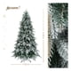 thumbnail image 5 of Árbol Navidad Nevado + Piñas Pino Navideño 2.2m Ramas Mixtas Esquimal, 5 of 6