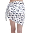 thumbnail image 2 of Bingfone Hipster Mustache Women's Sarong Swimsuit Cover Ups Bathing Suit Coverups Chiffon Beach Wrap Skirts, 2 of 7