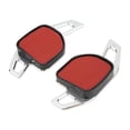 thumbnail image 1 of Volants de Direction, Rallonge de Levier de Vitesses Noir Argent Stable pour Voiture Noir, Argent, 1 of 8