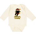 thumbnail image 3 of Inktastic Ninja in Training Boys or Girls Long Sleeve Baby Bodysuit, 3 of 5