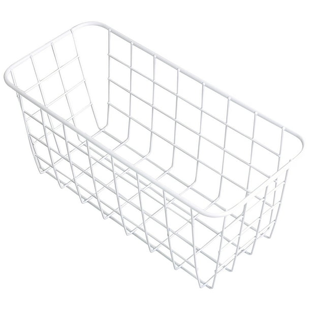 Xihbxyly Cesta Metálica de Pared, Fácil Instalación Sin Taladrar, Acabado Resistente a Arañazos y Corrosión, Organizador de Cocina y Despensa, Solución de Almacenamiento Versátil, Montaje Adhesivo En