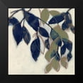thumbnail image 2 of Goldberger, Jennifer 12x12 Black Modern Framed Museum Art Print Titled - Entwined Leaves II, 2 of 5