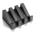 thumbnail image 1 of Jabonera de silicona con drenaje, 9,6 x 7 x 4 cm, color negro, 1 of 6