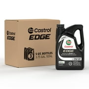 Castrol EDGE 0W-20 Advanced Full Synthetic Motor Oil, 5 Quarts, Case of 3