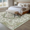 thumbnail image 4 of Area Rug for Living Room, Sage Green Boho Non-Slip Indoor Large Carpet for Bedroom/Dining Room, Vintage Abstract Art Ethnic Tribe Washable Low-Profile Rectangle Floor Runner Rugs - 5 x 8 Ft, 4 of 8