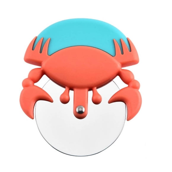 TIELUTT Trancheur de Pizza Universel Mignon Coupe-Pizza Drôle Roue Trancheur de Gâteau Crabe Dessin Animé Non et Napperons pour Tables Napperons pour Tables 4 Napperon Tissé Rond Napperons Ronds 6 Napperons pour Tables Ho