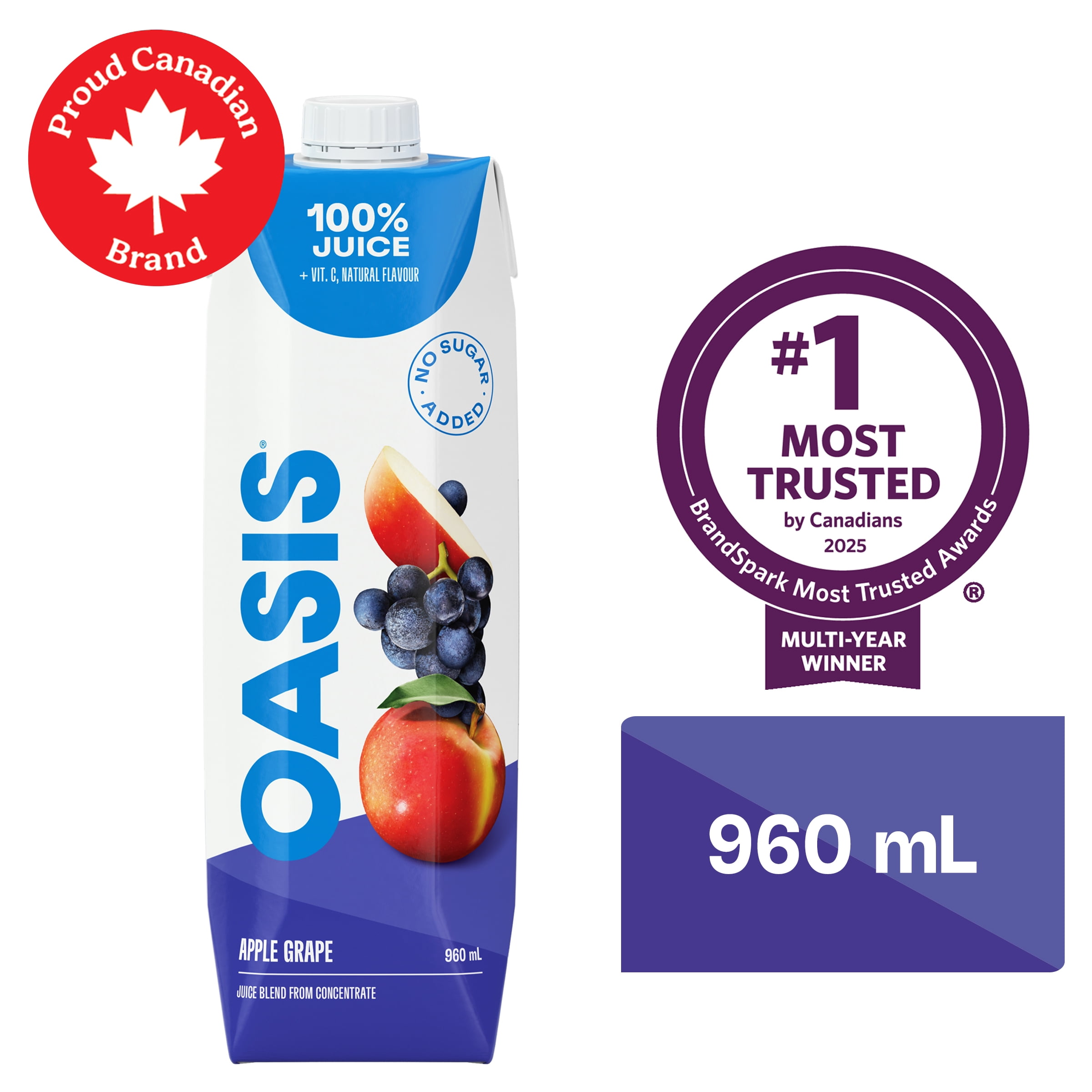 Apple Grape Juice, 960 ML