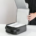 thumbnail image 4 of VANKYO Estuche para Proyector, Bolsa con Bolsillos para Accesorios, Estuche de Transporte Impermeable y Lavable, Compatible con la Mayoría de Proyectores, 7,84 X 9,84 X 5,51 Pulgadas, Gris (Mediano), 4 of 9